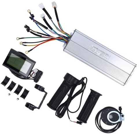 Tbest Ensemble de Panneaux de Contrôleur de Vélo, Kit de Conversion de Vélo électrique 72V 3000W avec Module BT amélioré et Batterie au Lithium pour Les Vélos électriques de Bricolage