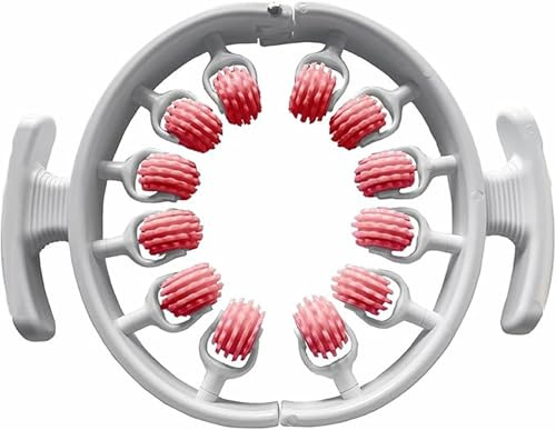 Cellulite Massagegerät, Manuell, 360°-Abdeckung Anti Cellulite Massage Massagegerät Massageroller Roller,komprimieren und dehnen, Oberschenkel und Gesäß (pink, 1)