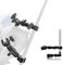 Motorrad Halterung Kit kompatibel für Insta360 X5/X4/X3/X2/R,Osmo 360 Kamera Doppel Klemme Lenker kompatibel für GoPro Hero 12-3 Action Kamera für Reiten Schießen Aufzeichnun ATV UTV Boot(Kein Stock)