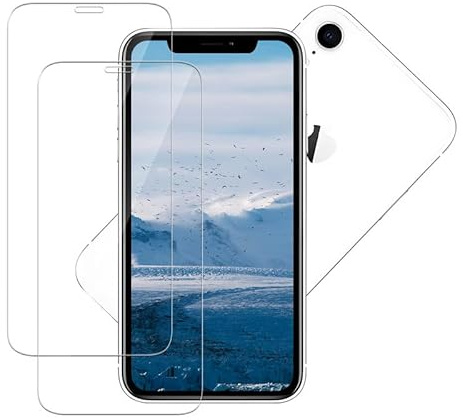 Banuyaw 2 Stück Panzerglas für iPhone 11 Schutzfolie, Displayschutz 9H Härte iPhone 11/XR Panzer Schutz Folie, HD Klar Blasenfrei Schutzglas