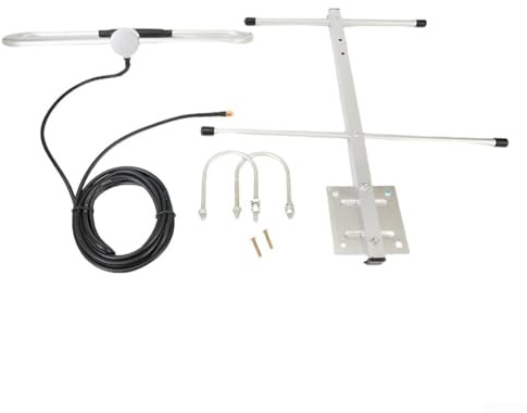 HanOaki 6dBi UHF 433MHz /Yagi Richtantenne mit SMA/Stecker und 3m RG58-Kabel für Fernkommunikation im Freien