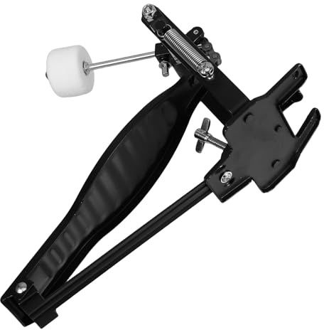 UTHCLO Doppeltrommelpedal und Drum Pedalblock aus Leichter Aluminiumlegierung Passend für Kabelgesteuerte Trommeln mit Schneller Montage für Professionelle Schlagzeugsets und