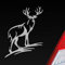 Hellweg Druckerei Hirsch Geweih Jäger Wild Jagd Auto Aufkleber Sticker Heckscheibenaufkleber