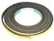 sourcing map Dichtungsschaumband 10mm breit 2mm dick 5m/16,4ft lang doppelseitig selbstklebender Dichtungsstreifen für Fenstertürisolierung