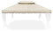 Toile de Rechange en Polyester pour Tonnelle Patio Terrasse Extérieur 3 x 4 380 g/m²