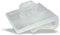 Lot de 100 clips de plafond - Pour plafonds à grille - Pour profilé en T de 24 mm - Avec œillet de 4,5 mm de diamètre - Plastique transparent