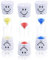 JUNDUN Kinder Zahnbürste Sanduhr 3 Farben Sanduhren Set 2 Minuten Smiley Sand Timer Zum Zähneputzen Kinder Farbsand
