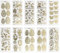 Ideen mit Herz Gravur-Sticker, transparent/gold, 10 Bogen à 10 x 23 cm | Goldene Aufkleber zum Basteln & Dekorieren | Geburtstag, Weihnachten, Rente & mehr (Frühjahr & Ostern 02)