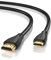CableCreation Mini HDMI auf HDMI Kabel 0.9M, High Speed 4K 60Hz HDMI Mini HDMI Kabel und Kabelbinder, kompatibel mit Kamera,Videokarte,Camcorder,Laptop, HDTV