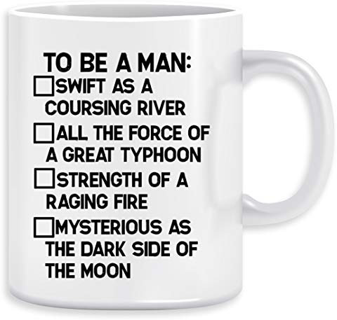 To Be A Man Tazza Ceramic Mug Cup