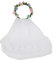 Boho Blumenkranz mit Schleier 'bride to be'