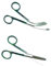 Krankenschwester Scheren Set MIT GRAVUR - Verbandschere Krankenschwester - Krankenschwester Zubehör - Krankenschwester Geschenk - Edelstahl Scharf - Abgerundete Spitze (Pfau)