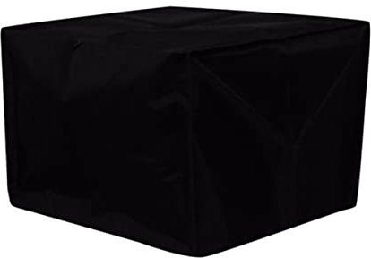 Queenbox 45 x 45 x 30 cm staubdichte Druckerabdeckung, wasserdicht, einfarbig, Staubschutz, Gehäuseschutz, kompatibel für Computer, schwarz