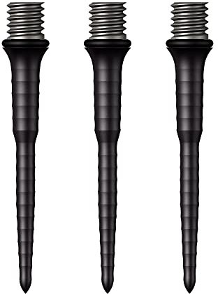 Mission Darts Points Titan Ripple | Titanium Conversion Point | 30mm | Black (X2660)