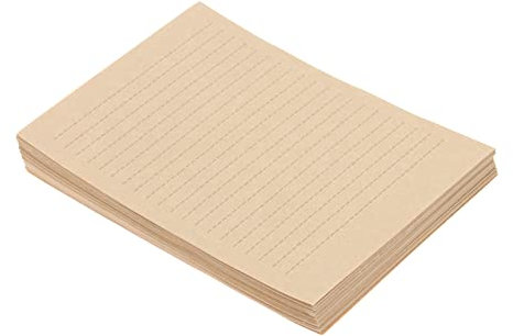 NUOBESTY Papier Liniert A4 100 Blatt Schule Liniert Verwendung Linien Kunst Liniert Briefpapier Notizen Projekte Drucken Basteln Einladung Zubehör cm Brief Zeichnen Vintage Retro Notes