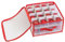 infactory Organizer: Aufbewahrungsbox für 32 Christbaumkugeln bis 6 cm, Tragegriffe (Weihnachtszubehör-Organizer, Weihnachtsschmuck-Aufbewahrungsbox, Weihnachtskugeln)
