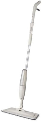 Tower T769000MSH Spray Mop with Anti-Leak Bottle and 2x Microfibre Pad, Latte