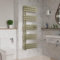 Warmehaus 1600x600mm Brushed Brass Designer Bathroom Electric Heated Towel Rail Rad Ladder Radiator Kit 800W