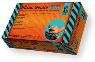 Rubberex - Guante nitrilo (8,5 g, talla XL, caja de 50 unidades)