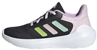 adidas Unisex Kinder TENSAUR Run 3.0 Shoes Children, Core Black/Clear Mint/Clear Pink, 28 1/2 EU