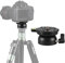 Andoer Tripod Levelling Base, Levelling Ball Head Camera Levelling Device, Aluminium Tripod Levelling Base with -15°/+15° Tilt, Spirit Level, 3/8 Inch Screw for Canon, Nikon, Sony DSLR Cameras