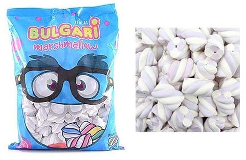 Marshmallow Estruso Treccia Bianco Glicine 1 Kg Senza Glutine