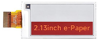Kaohxzklcn Elektronischer Bildschirm HAT 2,13 Zoll 250 x 122 E-Paper-Modul 4 Farben ForRaspberryPi 4B 3B+ 3B Elektronischer Bildschirm 5,4 cm Elektronischer Bildschirm E-Ink Display HAT 250 x 122