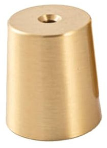 Couvre-Pieds en Laiton, Couvre-Pieds Ronds universels for chaises, canapés et Lits, Couverture arrière Conique, Conception Droite(33.5 * 37mm)