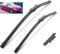Auto-Scheibenwischer Wischerblätter for Frontscheibenwischer, kompatibel mit BMW 4er F32 F33 F36 F80 2013–2017, Windschutzscheibe, Windschutzscheibe, Fensterbürsten, 24 Zoll + 18 Zoll - Scheibenwische