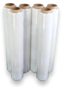 6 Rollen transparente Stretchfolie Palettenfolie Umzugsfolie Verpackungsfolie 23 my ca.1,6 kg/Pro Rolle