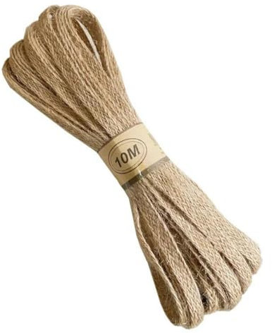 5M Cordons De Chanvre Tressé Plat Ruban De Toile De Jute 10mm 15mm 20mm Nature Corde De Jute Ficelle Sangle DIY Décoration De Mariage Rubans Artisanat-15mm 5mètres