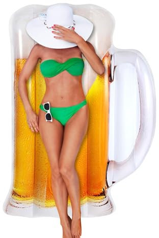 Vibhgtf Flotador de piscina, vaso de cama inflable para piscina, flotador de agua, hamaca flotante, silla de suelo, silla larga para adultos