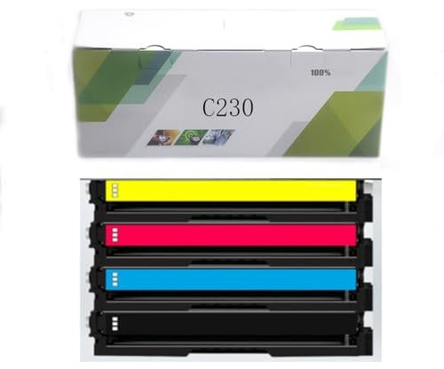 4 Colors Toner Cartridge Replacement for Xerox C230 C235 006R04383 006R04384 006R04385 006R04386 Printer, High Capacity Toner 1500 Pages,4 Colors
