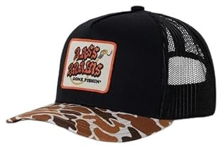 Brixton Bass Brains Gone Fishin Trucker Hat Unisex Cap schwarz