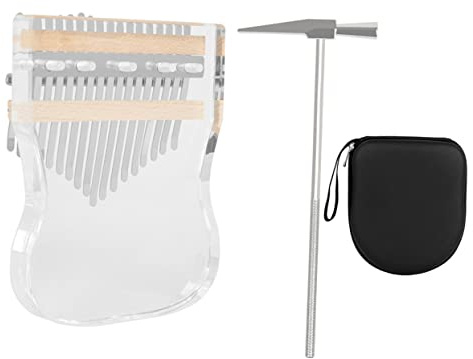 BESPORTBLE Transparente Acryl-kalimba mit Tasten Tragbares Fingerklavier-instrument für Anfänger Kalimba-daumenklavier zum Spielen von Musik