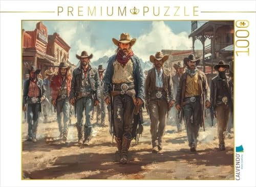 Puzzle · Le Far West | Eine wilde Bande ohne Glauben und Gesetz · 1000 Teile · Lege-Größe 64 × 48 cm · CALVENDO Puzzle