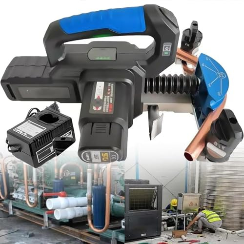 XNZJHPP Lithium Battery Bender, Power Tool, Copper Pipe Bender, 6-22Mm, Air Conditioning Pipe Bending Machine, Rebar Cutters & benders, Cordless