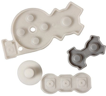 Timorn Ersatzteil Leitfähige Gummi Kontakt Pad Knopf für Wii Controller Rechten Seite (1 Satz)