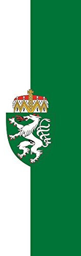 U24 Fahne Flagge Steiermark im Hochformat Premiumqualität 150 x 600 cm