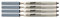LAMY M16 4er Set Kugelschreiber-Großraummine aus Metall - Original Ersatzmine für alle Lamy Kugelschreiber Modelle - dokumentenecht - Strichbreite Fein in Tintenfarbe schwarz