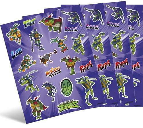 Aufkleber Teenage Mutant Ninja Turtles, 80 Stück