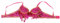 Unbekannt Bauchtanz Kostüm Oberteil Belly Dance Shirt Damen Bauchtanzkostüm, Rosa