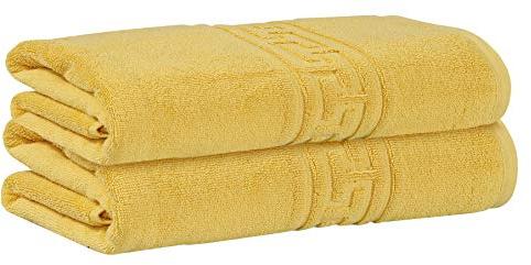 DTEX HOMES Divine Textiles 2 Large Bath Sheets Towel Sets Highly Absorbent, Quick Dry Bath Sheets 90 x 140 cm 100% Cotton 600 GSM Bath Towels Large Bath Sheet