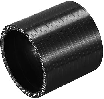 X AUTOHAUX Accoppiatore universale in silicone per auto, 70 mm, diametro interno 76 mm, colore nero
