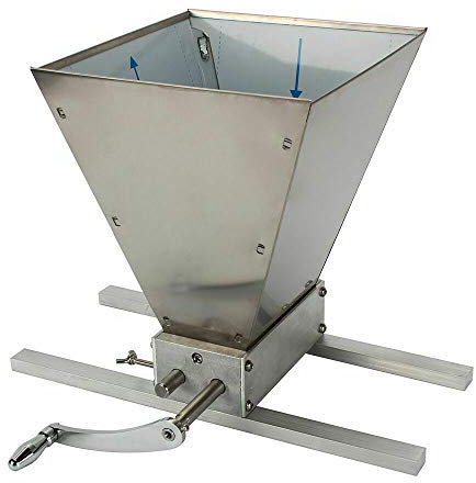 Moulin à céréales électrique avec 2 rouleaux en acier inoxydable