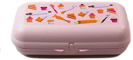 Tupperware to Go Maxi-Twin rosa Backen Brotdose Box Lunchbox Behälter Maxitwin 38953