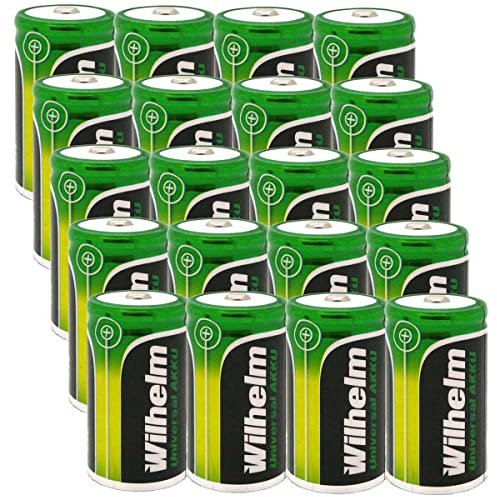 20x Akku Mono D Wilhelm Universal 9000 mAh Akku Zelle HR20 MN1300 1,2 V NIMH