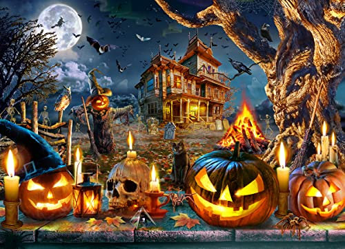 Vermont Christmas Company Halloween Nightmare Jigsaw Puzzle 1000 Piece by