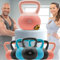 Miweba Sports Soft Kettlebell KB-100 | 4/6 / 8/10 kg Gewichte - Kugelhantel Weich - Kugelgewicht - Schwunghantel - Hanteln - Hantel für Indoor & Outdoor - Bodenschonend (10.0 kg Rosa)