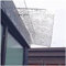 Invisible Fenster Vordach, Türvordach Außen Wasserdicht Überdachung, Vordere Hintere Veranda Markise, Garten Vordach, Pultbogenvordach, Transparenter Regenschutz Abdeckung,clear-40x140cm/15.7*55in